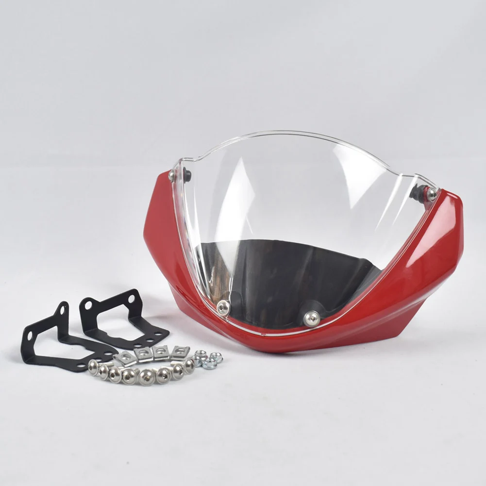 Windshield Assembly Wind Protection Windshield with Fairing Meter Sun Visor for Ducati Monster Series 696 795 796 M1100