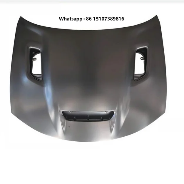 Customized New High Quality Steel Polished Black Bonnet Hood for Charger 2015+ with 100% Fitment