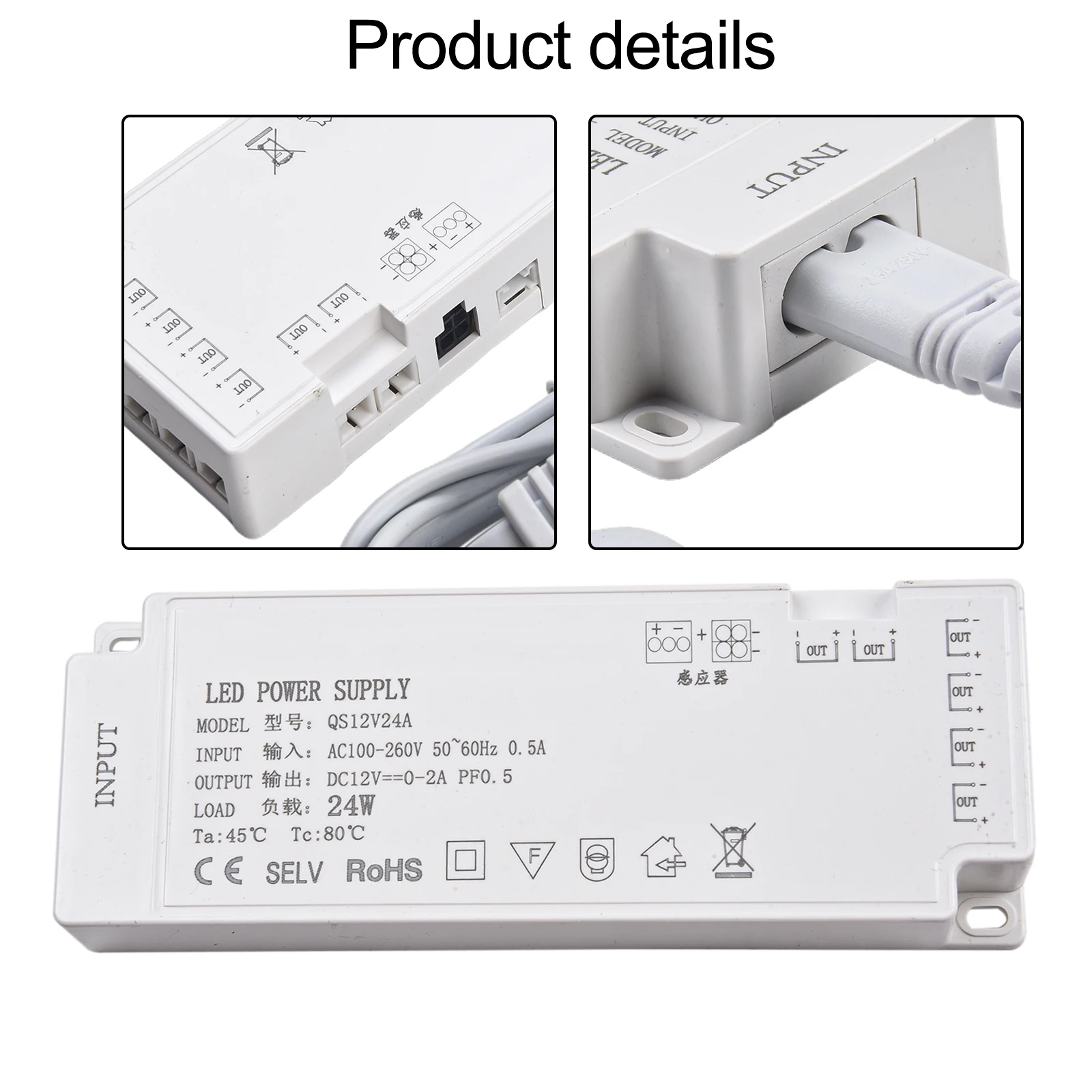 

Overpower Protection Lighting Transformer Lighting Transformer LED Lighting Modules High Voltage Resistance Practical