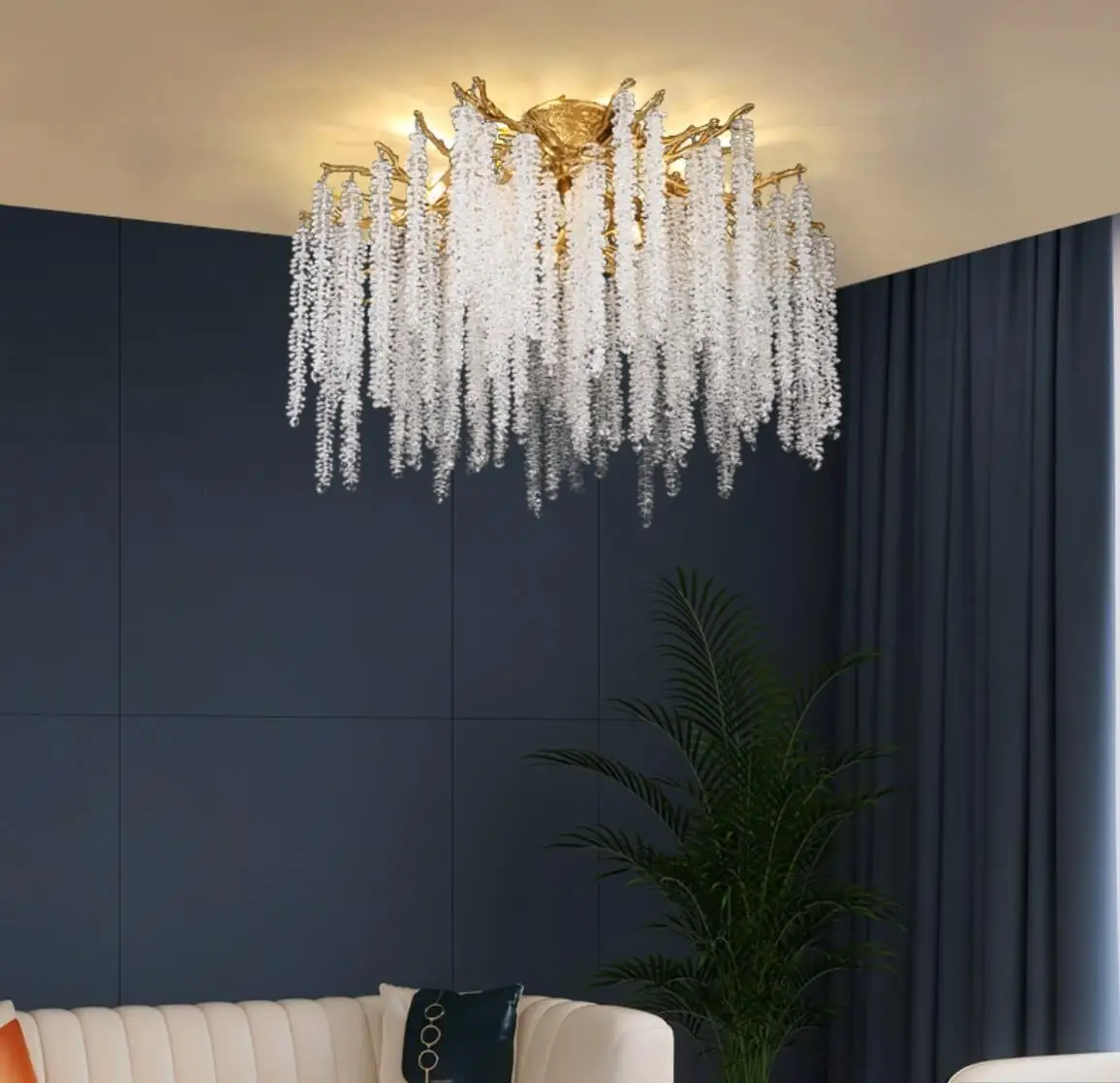 

French gold crystal chandelier for the living room bedroom luxury decoration lighting hotel lobby lighting
