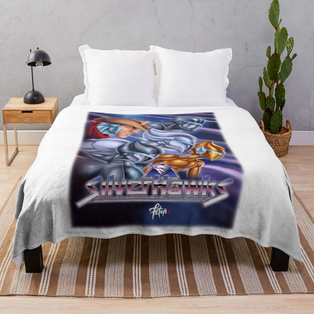 

Silverhawks Throw Blanket Fluffy Cozy Throw Blanket for Home Decor