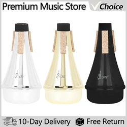 SLADE Trumpet Mute Silencer ABS Lightweight Mute Trumpet Beginner Practice Silencer with Cork Brass Instrument Accessories
