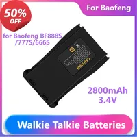 Walkie Talkie Batteries for Baofeng BF888S/777S/666S/ BF-C1 Tow Way Radios Extra Battery 2800mAh 3.4V