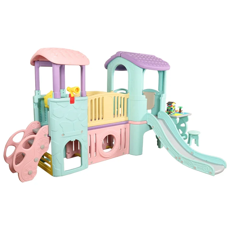 Little prodigy slide castle children's indoor large playground swing slide home kindergarten equipment