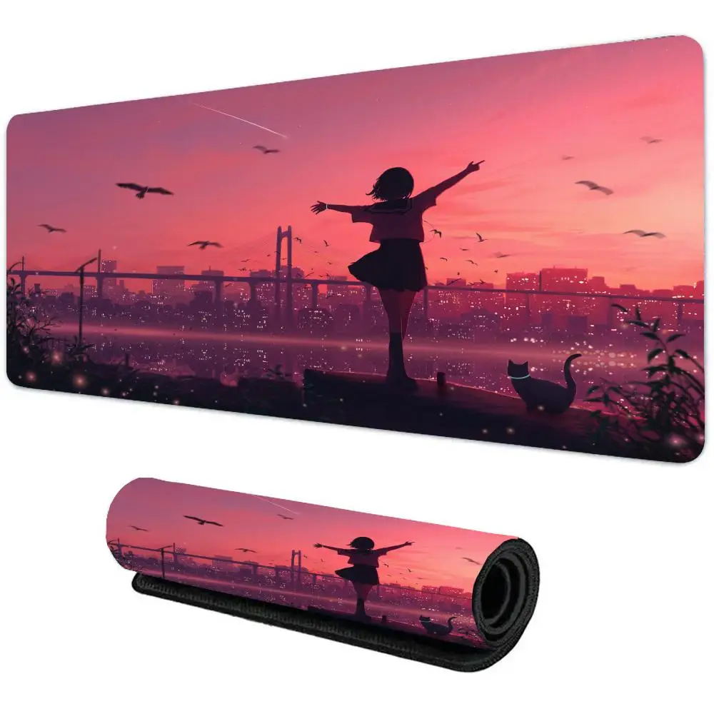 Fighting game mouse pads, computer mechanical keyboard pads, high-quality rubber anti-slip carpet