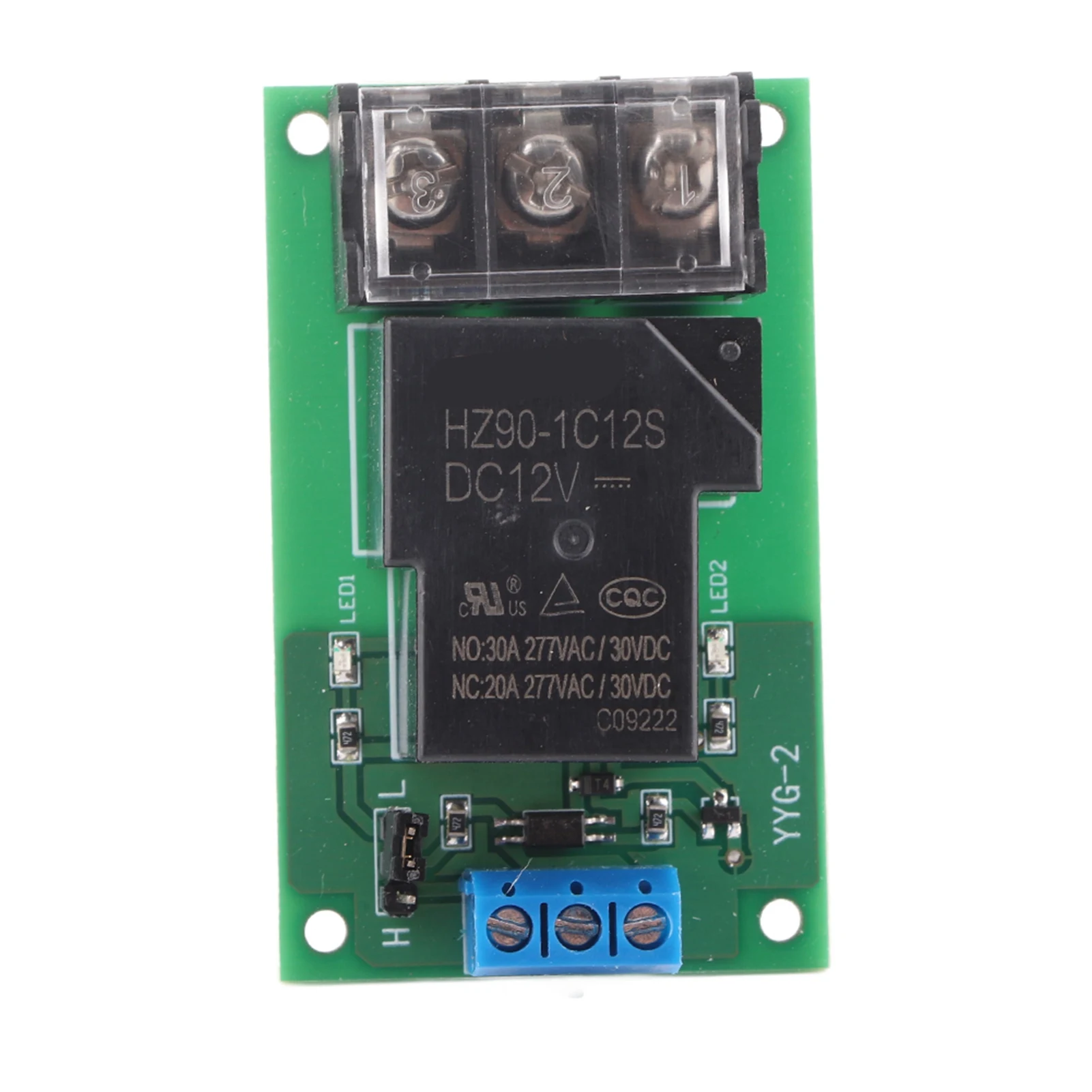 30a YYG-2 Dc 5V/12V/24V Relaismodule Hoog Vermogen In Één Richting Hoog/Laag Niveau Trigger Optocoupler Isolatie Relaismodule