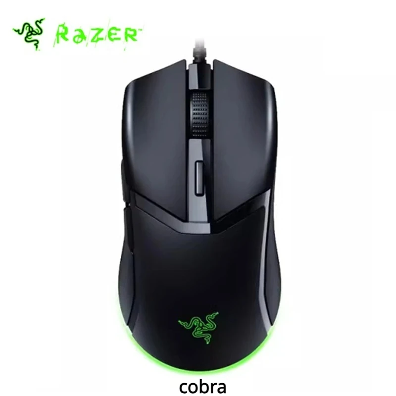 Original New Razer Cobra 58g Lightweight Wired Gaming Mouse Optical Mouse Switches Esports Game RGB Illusion Light Mini for PC