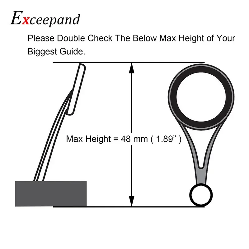 Exceepand Brand  Tangle Free Fishing Rod Sleeve 170 cm 25 mm width Casting Fishing Rod Cover Pole Sock Protector