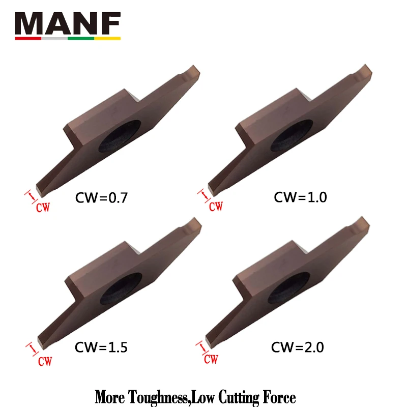 MANF CTPA07FRN CTPA10FRN internal turning Grooving  insert Lathe tools Process stainless steel steel saw tool small parts blade