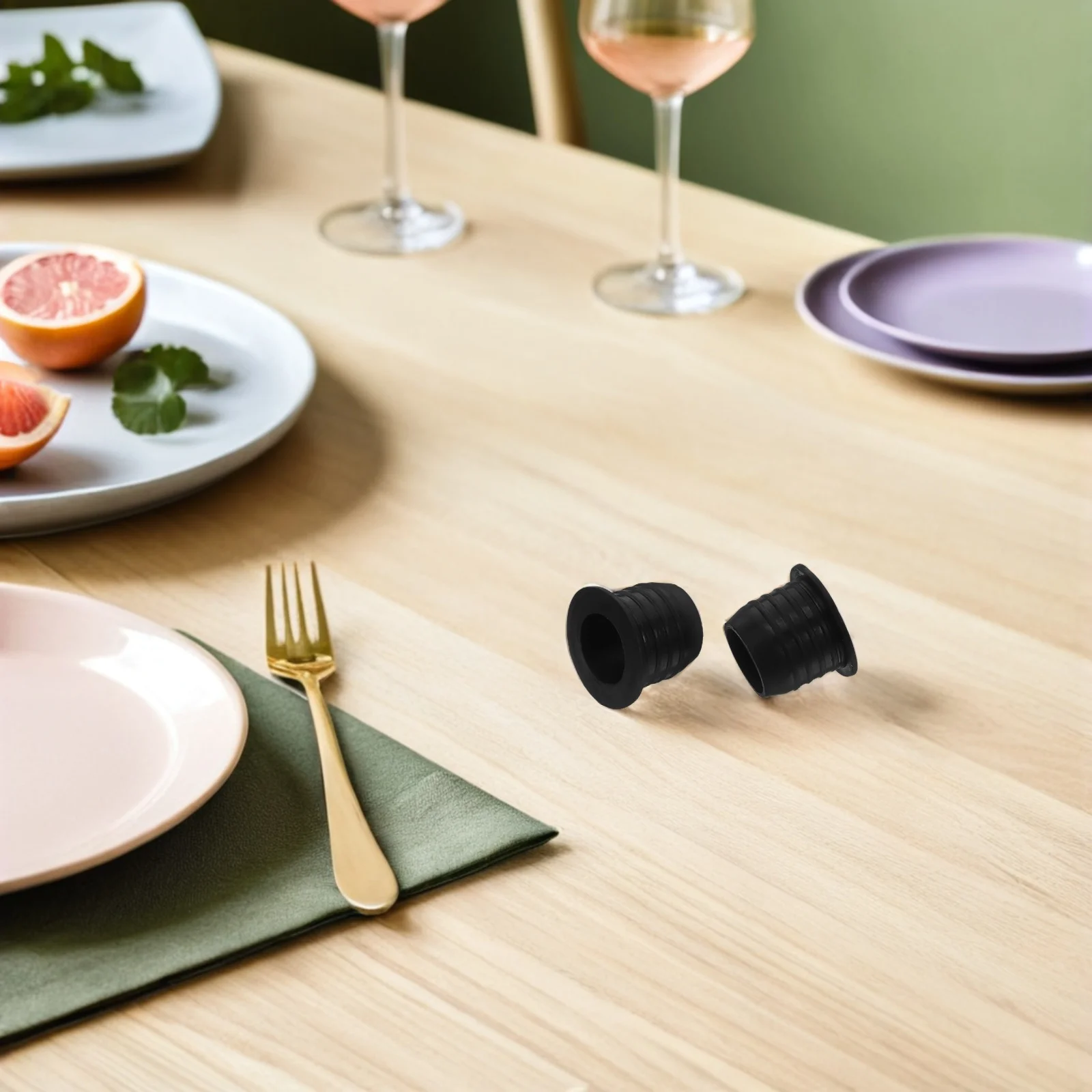 

12Pcs Liquor Pourer Adapter for Large Neck Bottles Threaded Spout Leakproof Replacement Home Bar Cocktail Pourer Silicone Easy