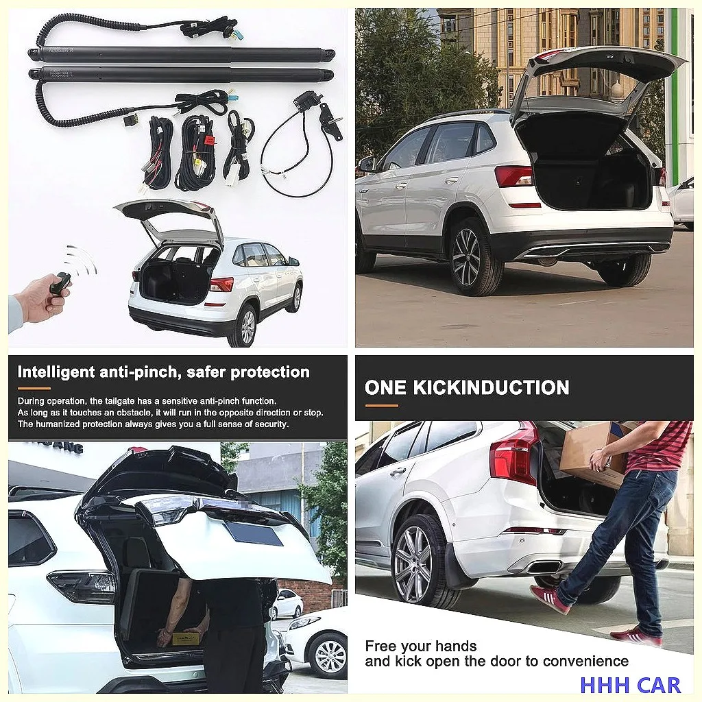 

Electric Tailgate Lift for Skoda KAMIQ 2018+, Waterproof Anti-Pinch Height Adjustable Power Trunk Closer