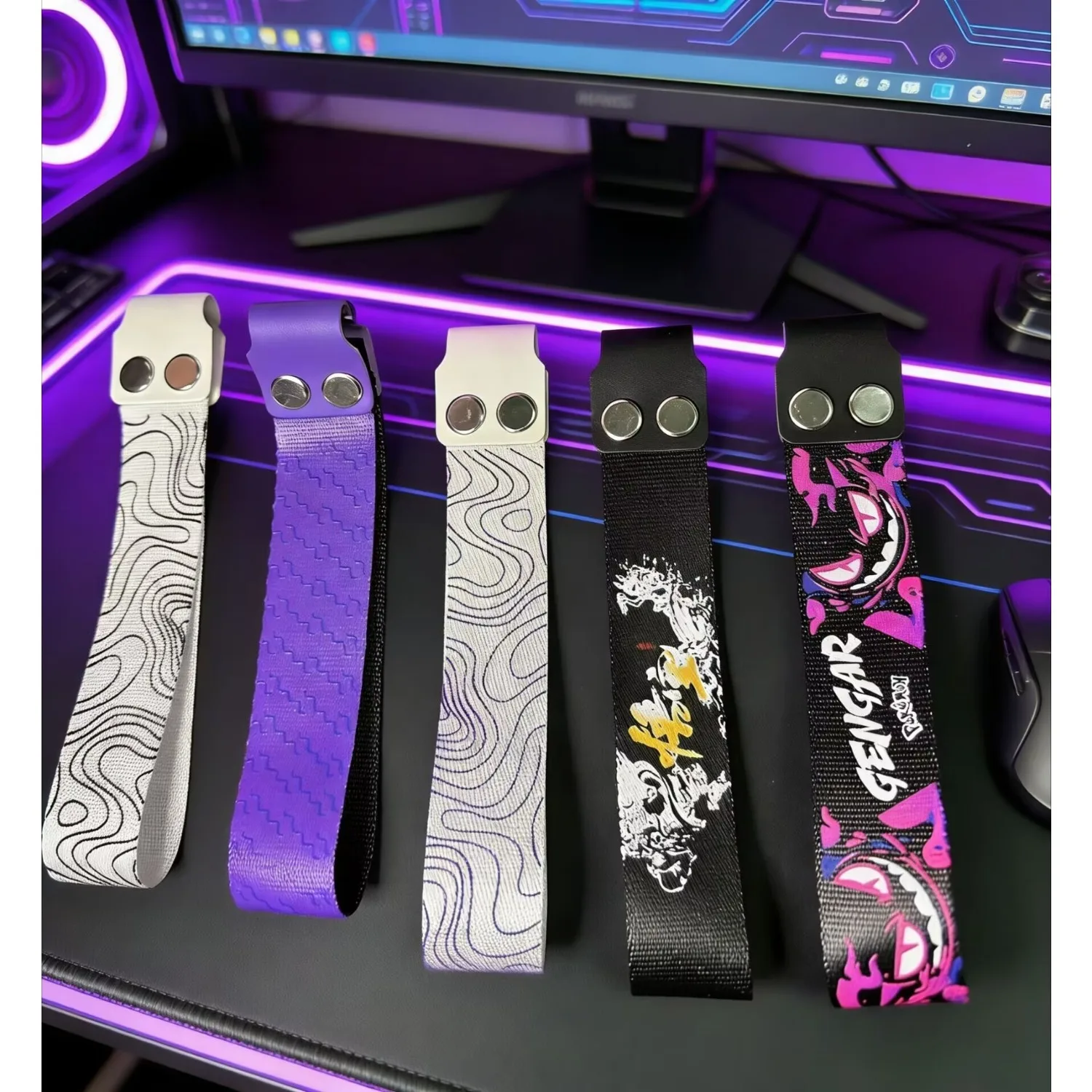 

Персонализированный подвесной декор для механических клавиатур Wooting/Mad68/Mu68: тканая лента с индивидуальным дизайном