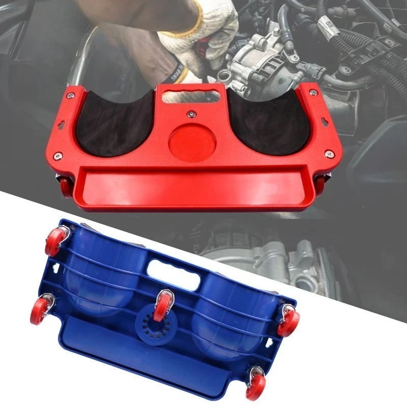 1pcs Repair Car Rolling Knee Pad Wheels Tile Work Floor Rolling Knee Pads Built Tray Support Kneeling Cushion Construction Tools