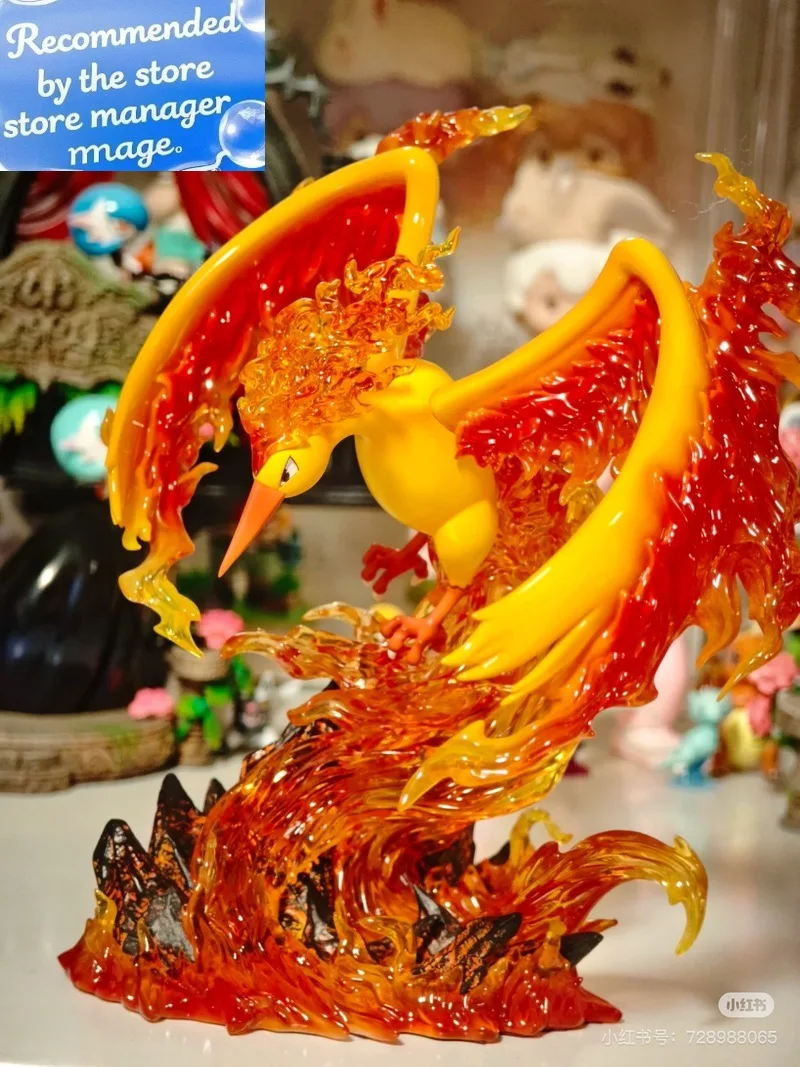 

Предпродажа Pokemon Three Legendary Birds Series, аниме, экшн-фигурка, игрушка, милая модель с большим фламинго, коллекция украшений, подарок для детей