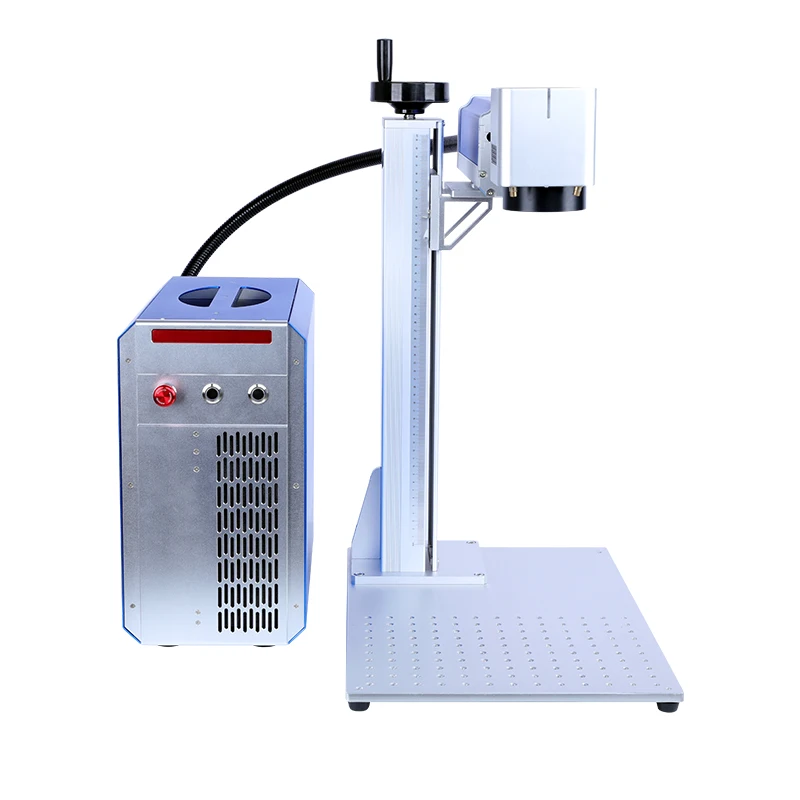 20W 50W 30W Portable Raycus Metal Engraving Fiber Laser Marking Machine For Sale