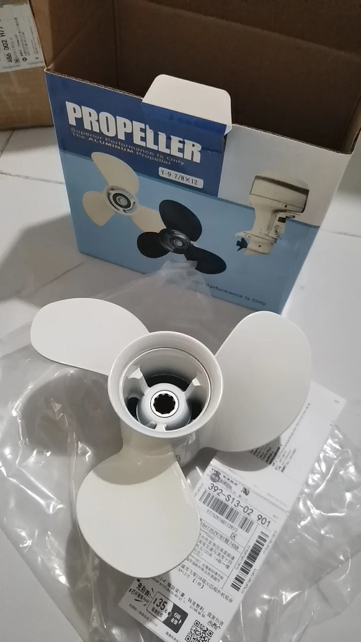 

New Arrival Aluminum Outboard Propeller 9 7/8x12-F For 25HP 30HP 61N 69P Yamaha Outboard Motor Engine 9 7/8 x 12 - F Boat Motor