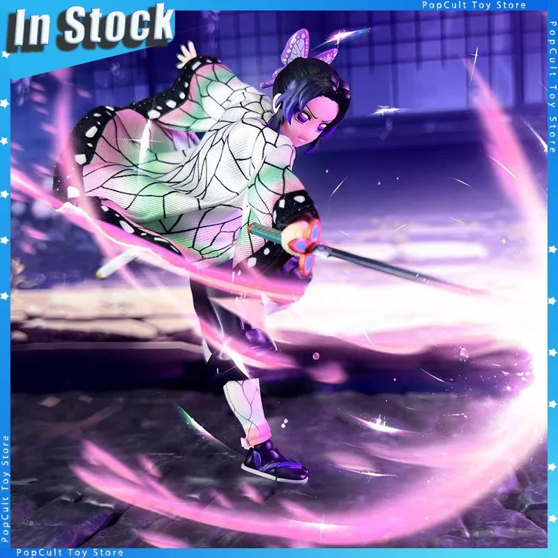 

In Stock 1/12 Scale Female Clothes Haori Kimetsu No Yaiba Kochou Shinobu Mushi Hashira for Shf BUZZmod Action Figure Gift Toys