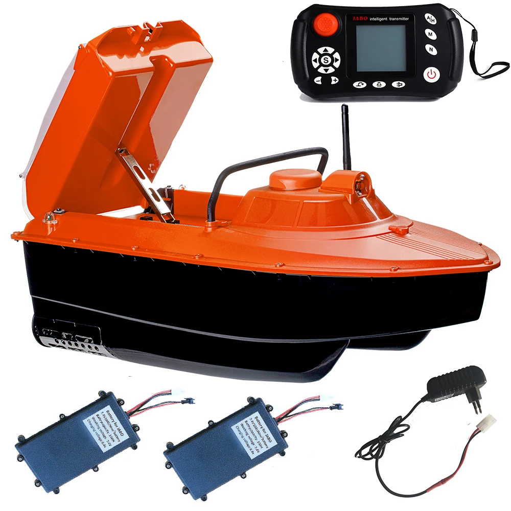 German, Russian, American Warehouses JABO2CG GPS Auto Navigation Fish Finder Bait Boat 16 Points in 11 Languages