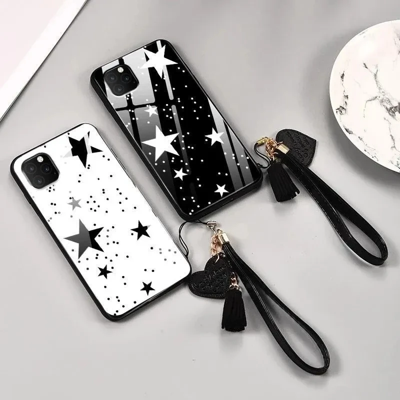 For Samsung s24 S23 s22 S21 S20 Plus FE ultra Pro phone case Tempered Hard Glass Cover For Samsung Note 10 20 ultra S10 Coque