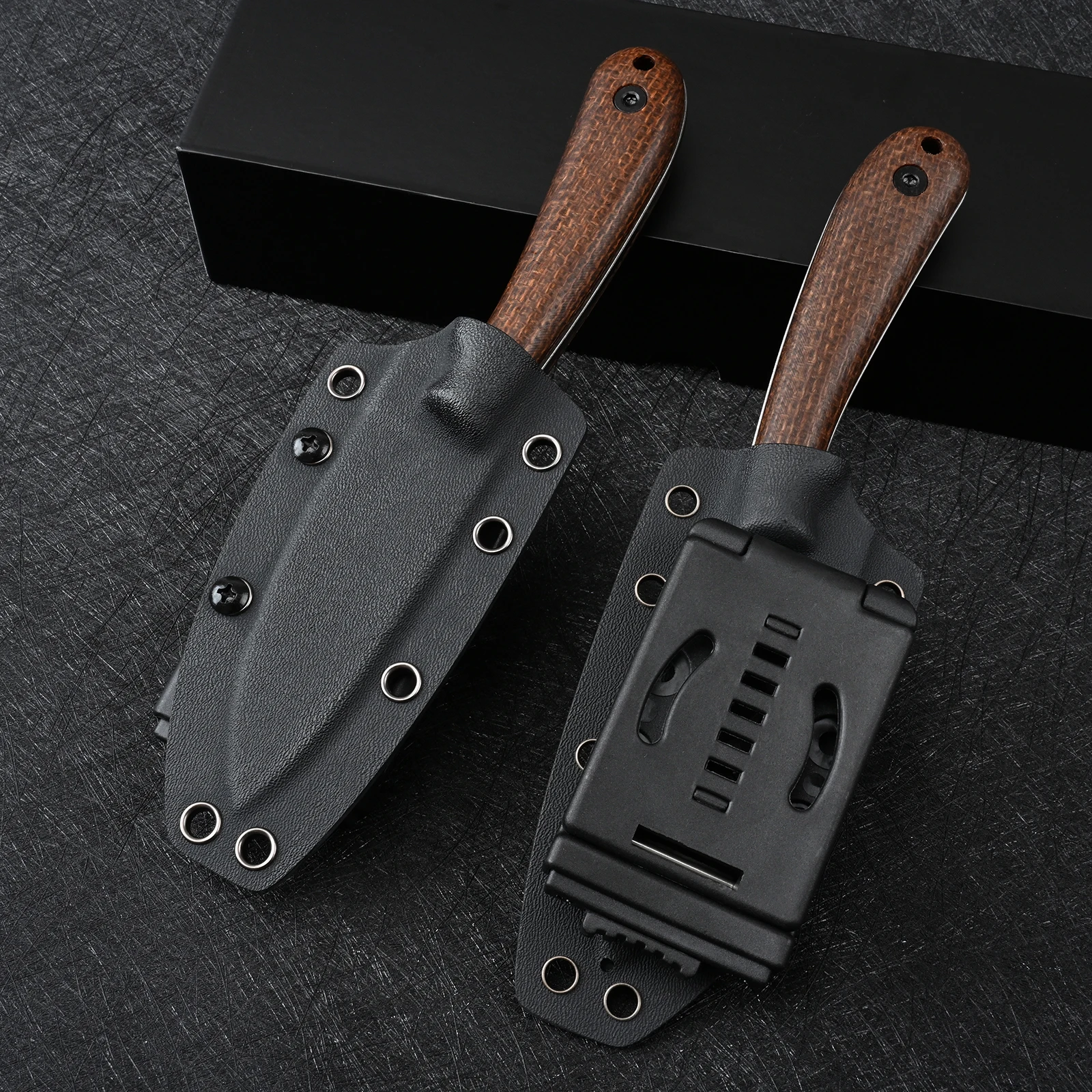 Cuchillos Sdokedc DC53, cuchillo de hoja fija de acero para acampar EDC, cuchillo de supervivencia al aire libre, caza táctica para hombres, autodefensa