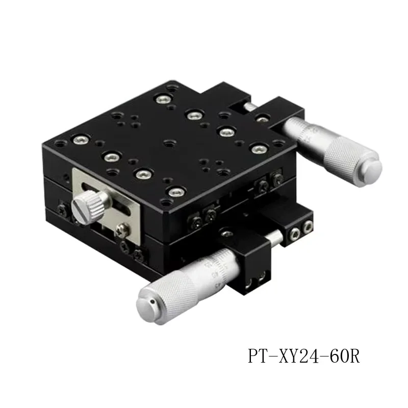PT-XY24-60C/R/L XY AxisManual Linear Stage, Manual Displacement Station, Manual Platform, Optical Sliding Table