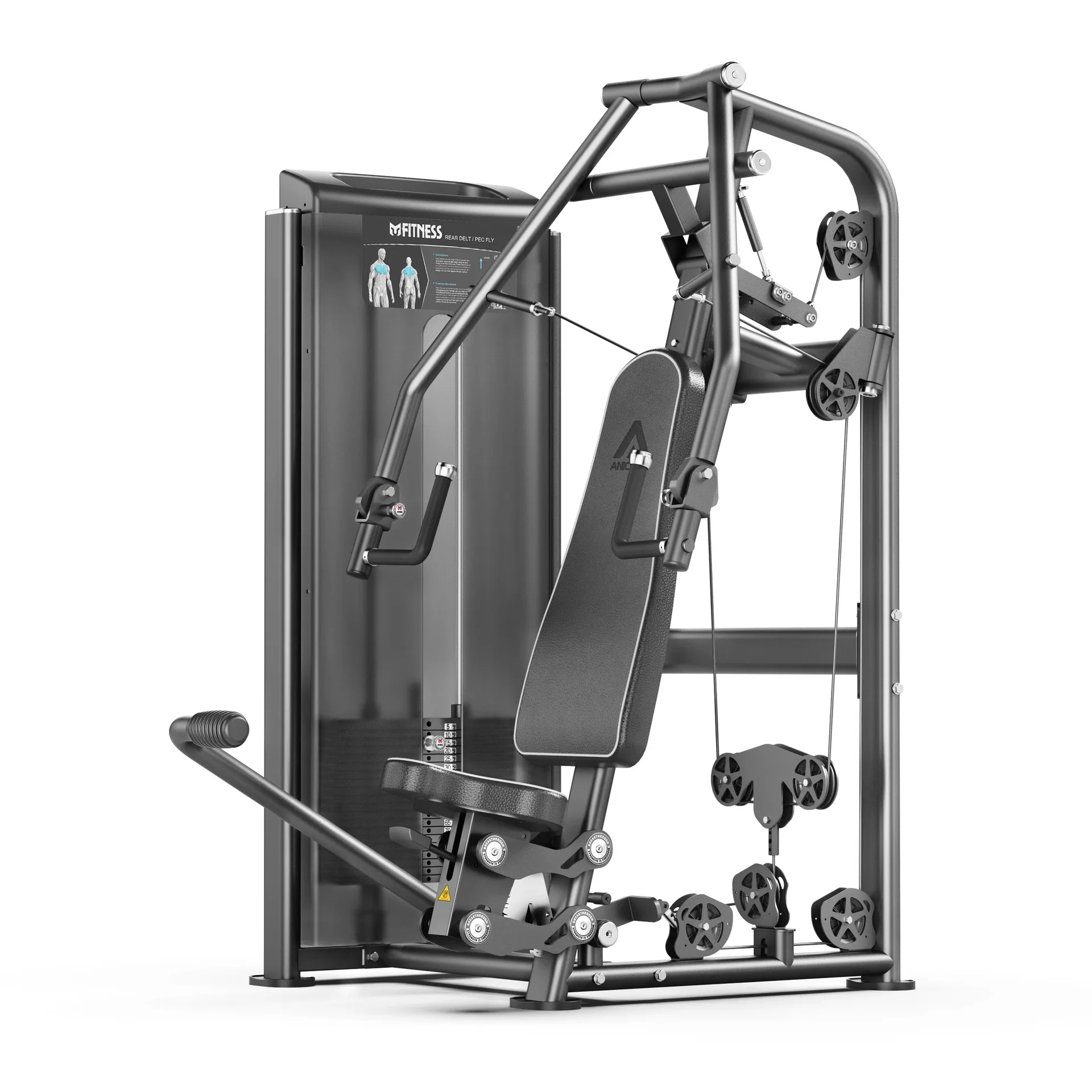 Yjq oblique supine chest push machine strength trainer gym commercial sitting chest push trainer