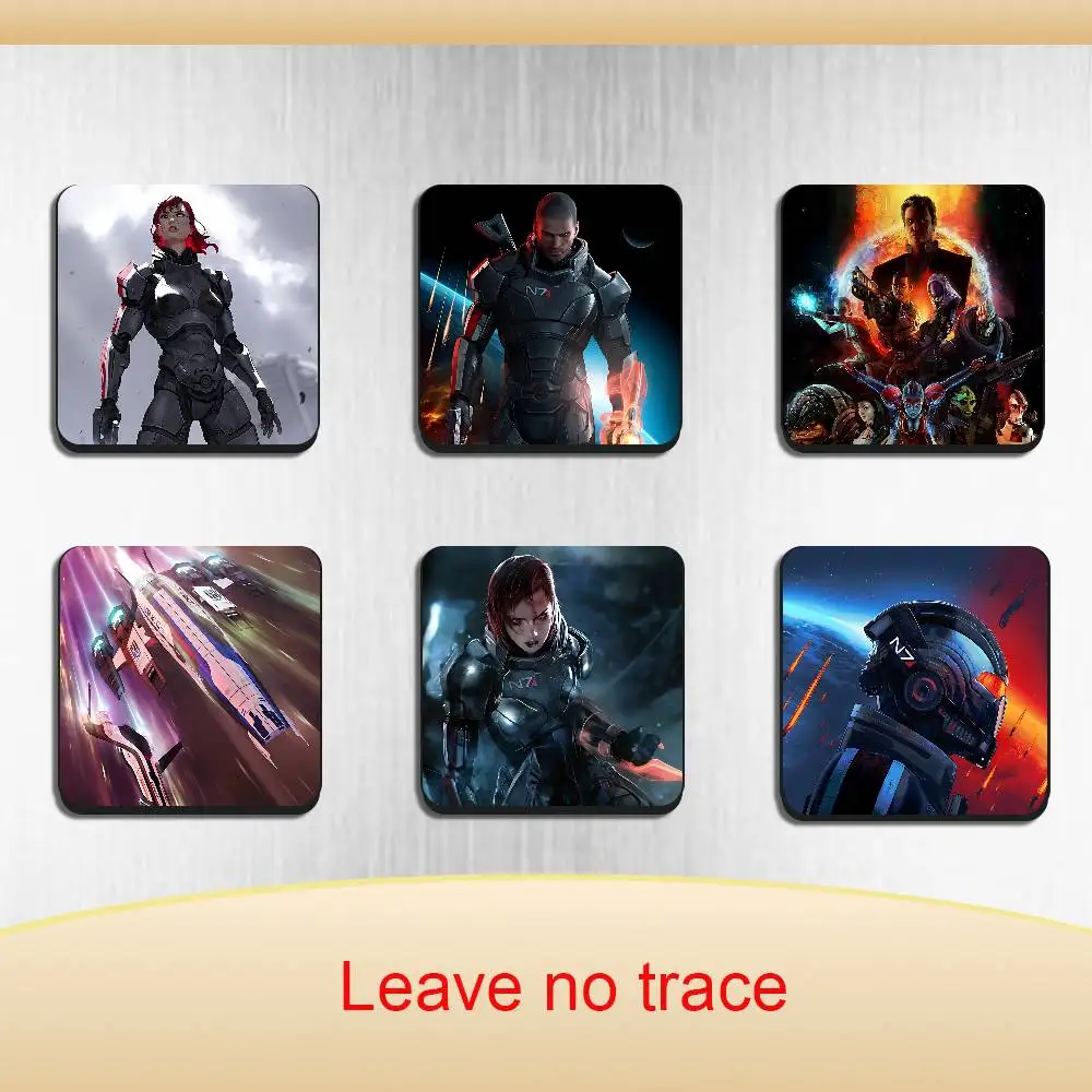 game Reapers Mass Effect BestSelling Refrigerator Magnetic Sticker Fridge Magnets Adhesive to Metal Surfaces Leaves No Residue
