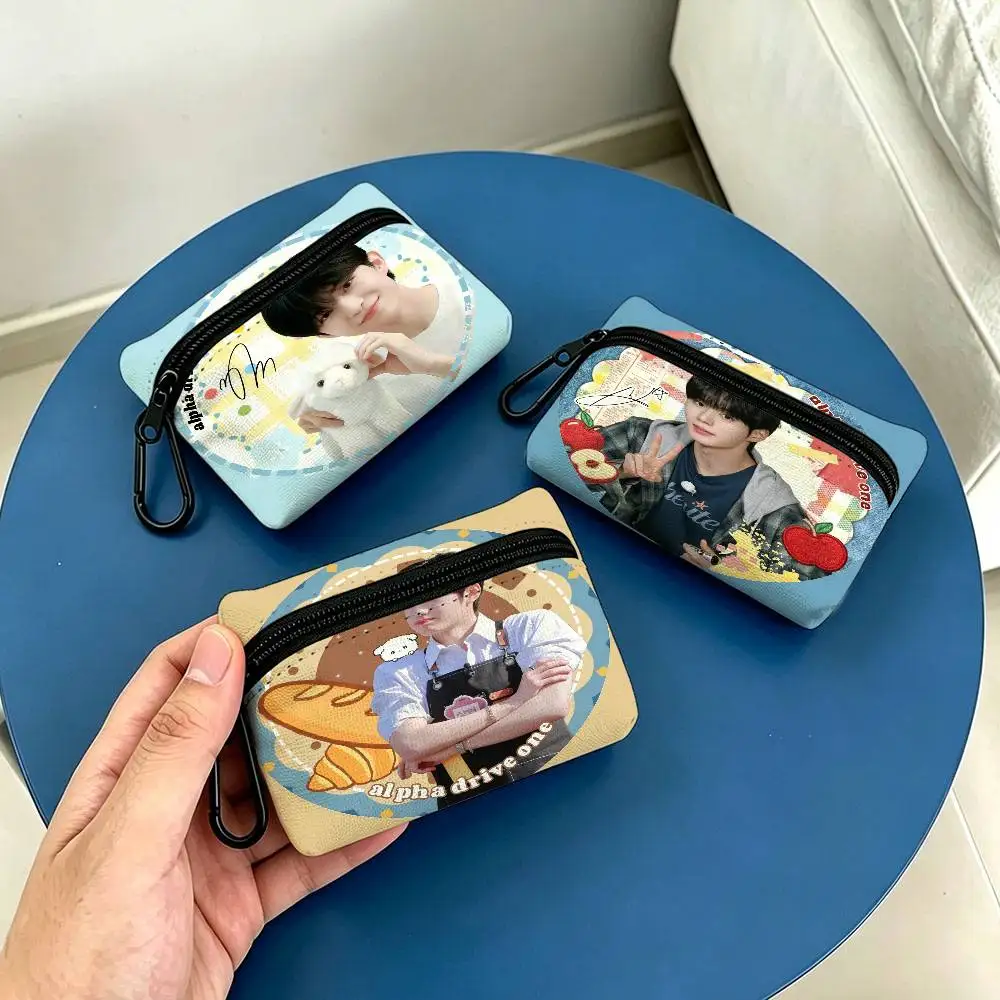 Concept Apparel A-Alpha D-Drive O-One Oxford Fabric Zipper Pouch Lightweight Hanging Coin For Coins ID Cards Keys Lipstick