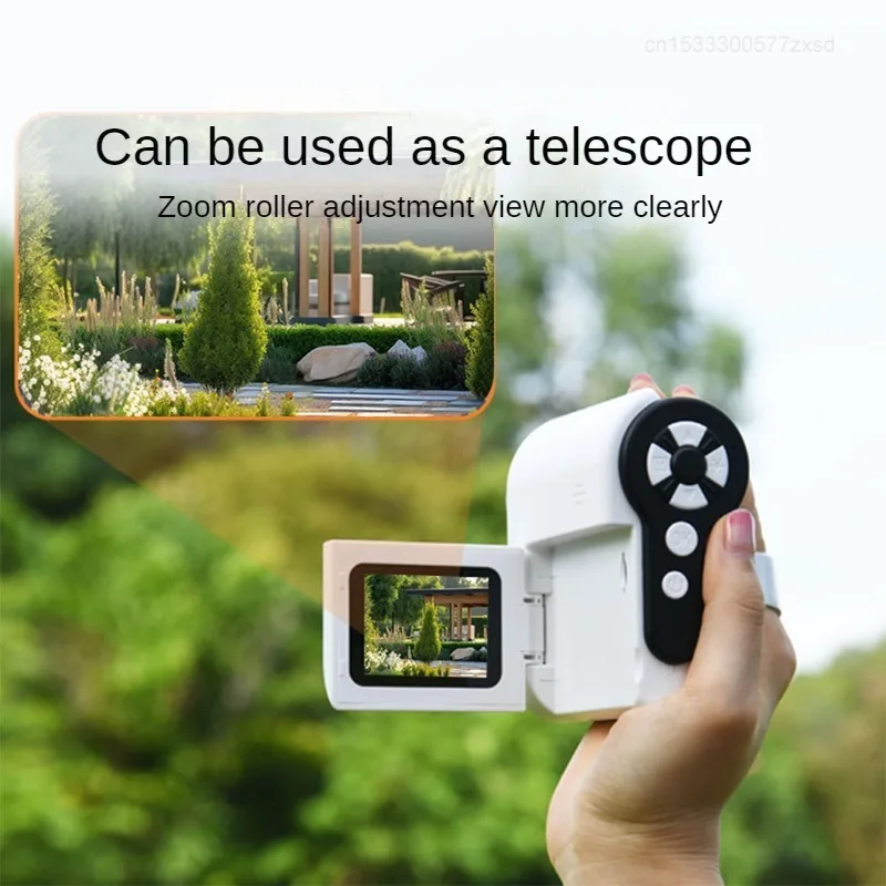 Xiaomi dlingsmart กล้องจุลทรรศน์แบบพกพา, ไมโครสโคปแบบอัจฉริยะพกพาหน้าจอ LCD 1000X เด็กกล้องจุลทรรศน์วิทยาศาสตร์ไฟฟ้ากลางแจ้ง