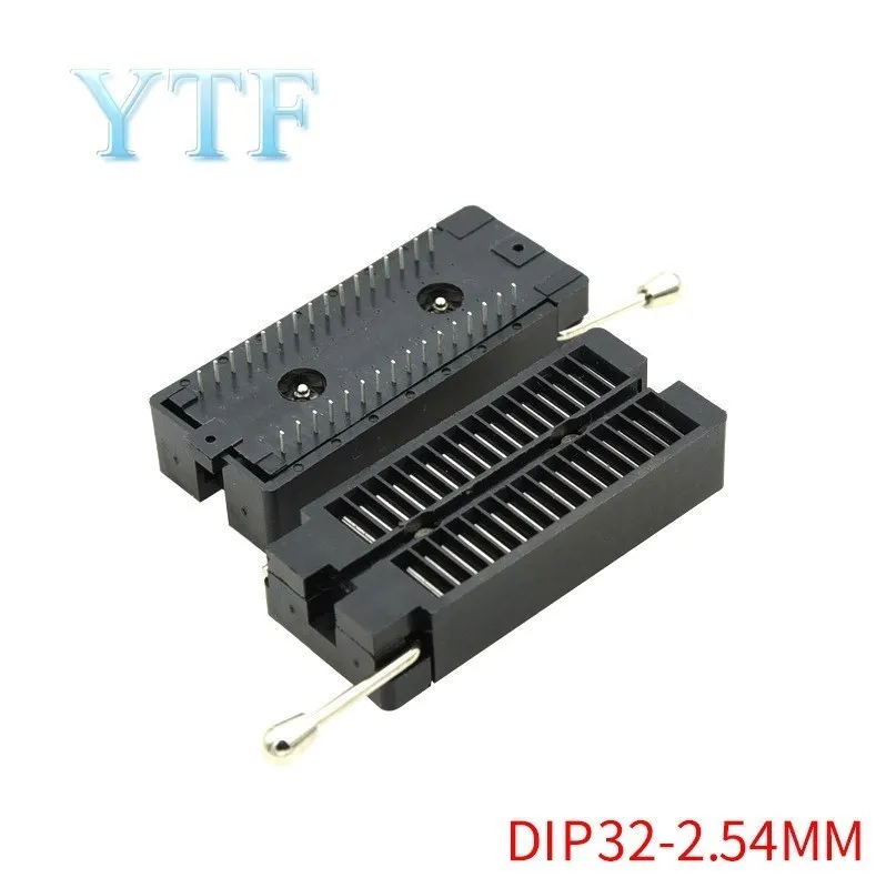  24P 28P 32P 40P 48P 2.54mm IC locking base single chip microcomputer chip test base wide narrow high temperature resistant