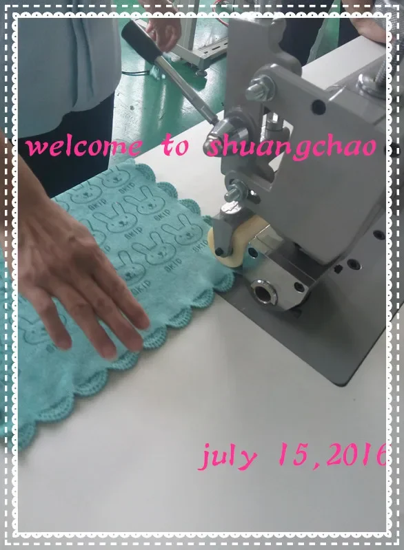 ultrasonic table/towel cloth cutting machine