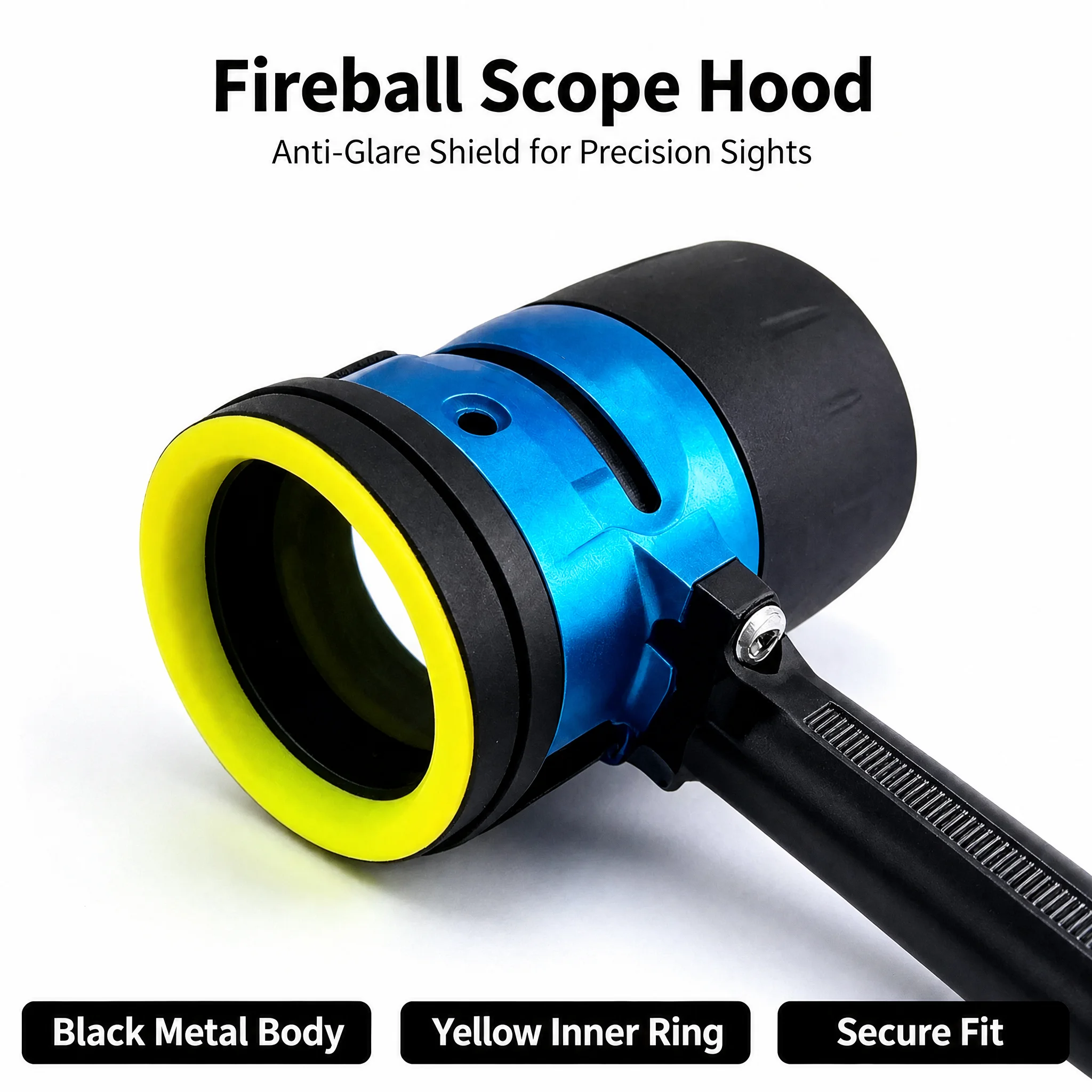 Archery Sight Anti-Glare Cover, Fireball Sight Adapter Shade, Archery Scope Light Shield for Compound Bow