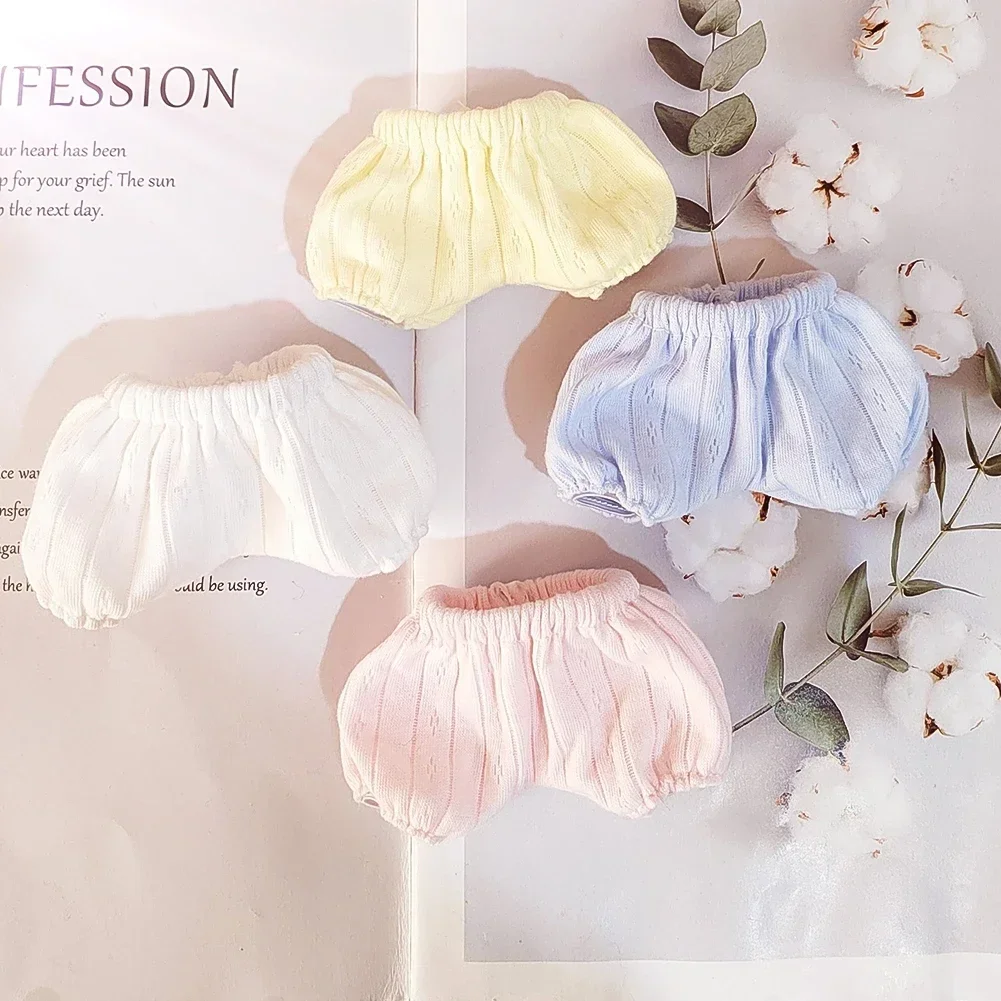 20CM Cotton Doll Rompers Cartoon Plush Doll Replacement Outfit Lolita Dress Playing House Accessories Mini Clothes