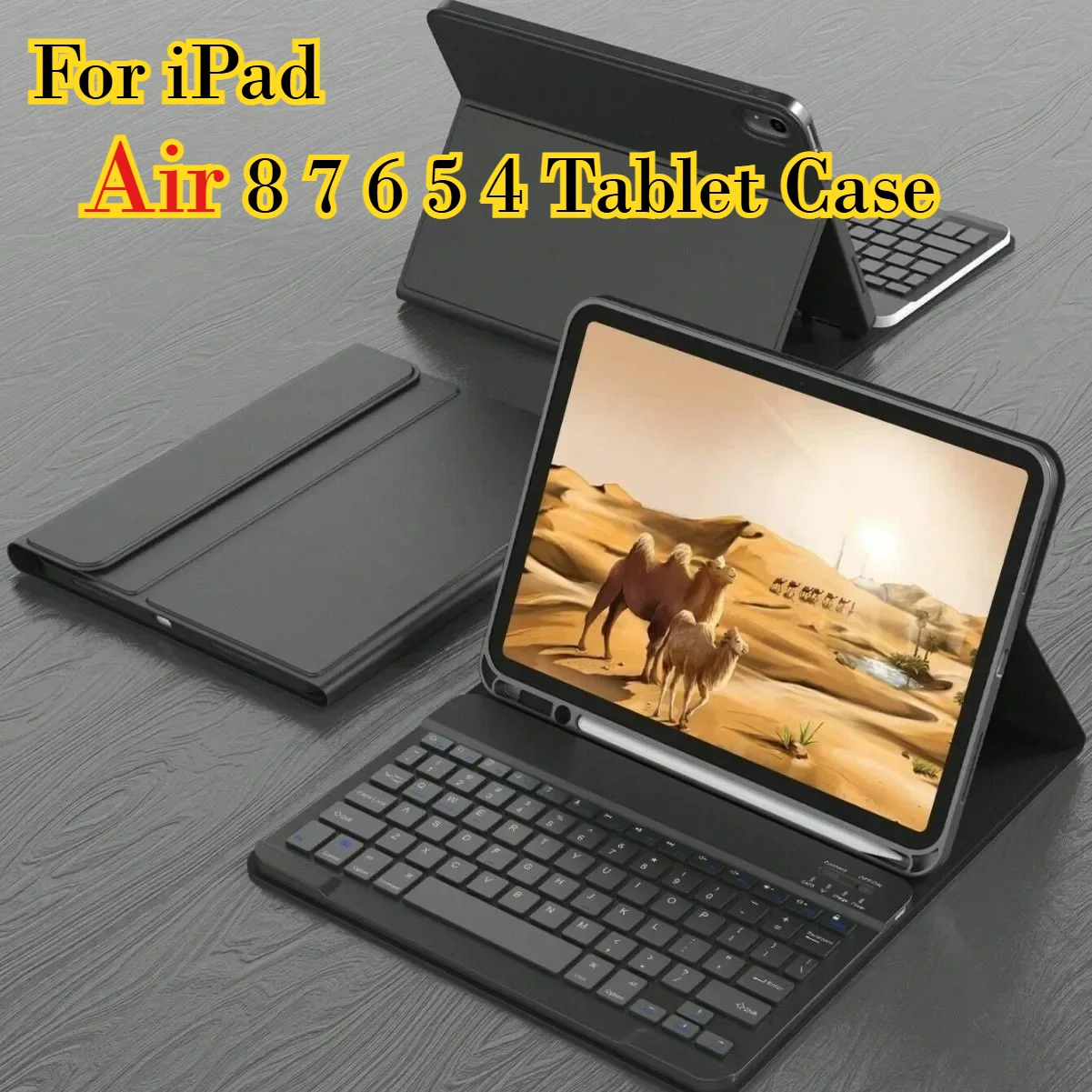 For apple iPad Air series Keyboard Tablet Cover For New iPad Air 8 7 6 11 inch M2 M3 M4 Case, iPad air 4 5 10.9 