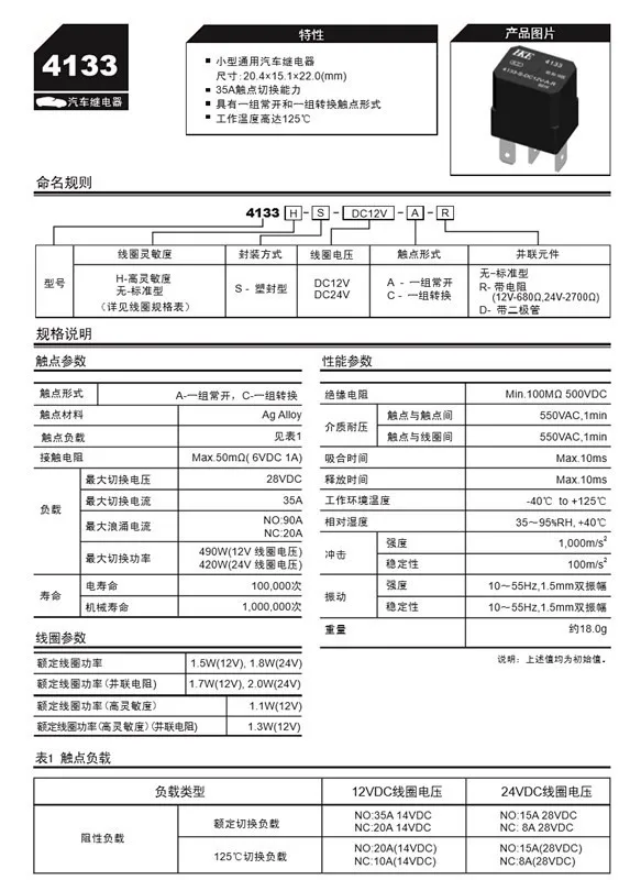 (5 teile/los) 4133-s-dc12v-a-d-zz 12v 30a 4