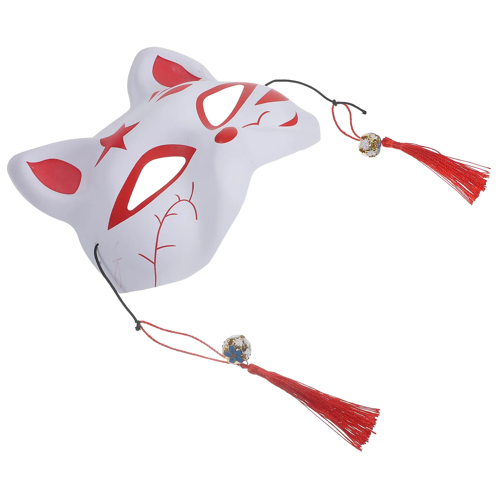 Hefeng Cat Mask Cosplay Animation Japanese-style Tassel Party Suitable Size