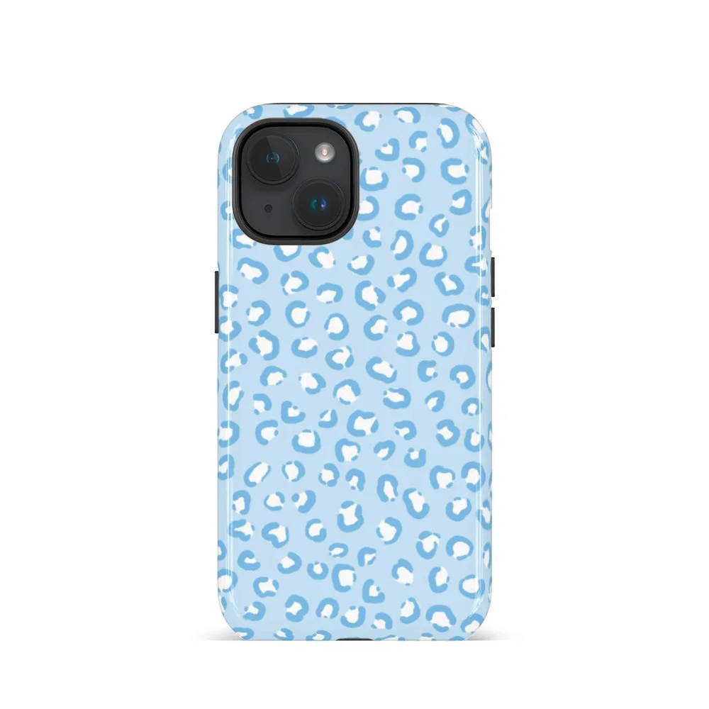 

Синий чехол с леопардовым принтом в форме сердца для IPHONE 17 16 Pro Max 15, 14, 13, 12, 11 PRO Plus, акриловый ТПУ, два в одном, магнитные чехлы для телефонов