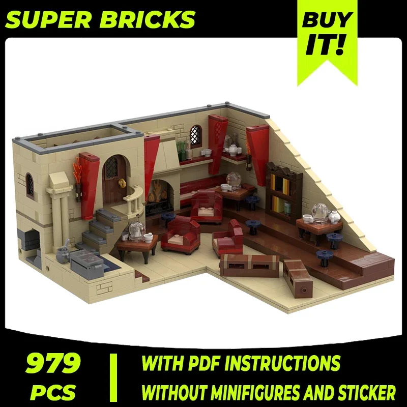 Magical School Movie Model Moc Building Bricks Divination Classroom Technology Blocks Gifts Christmas Toys DIY Sets Assembly