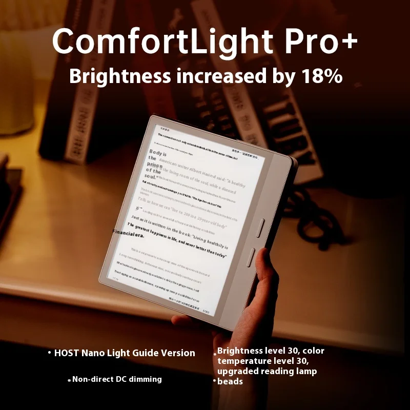 IReader Ocean 4 Turbo 2025 E-Book Reader Tela de tinta 1680 * 1264 7 polegadas Carta1300 300PPI Leitor de proteção ocular Leitor de e-book