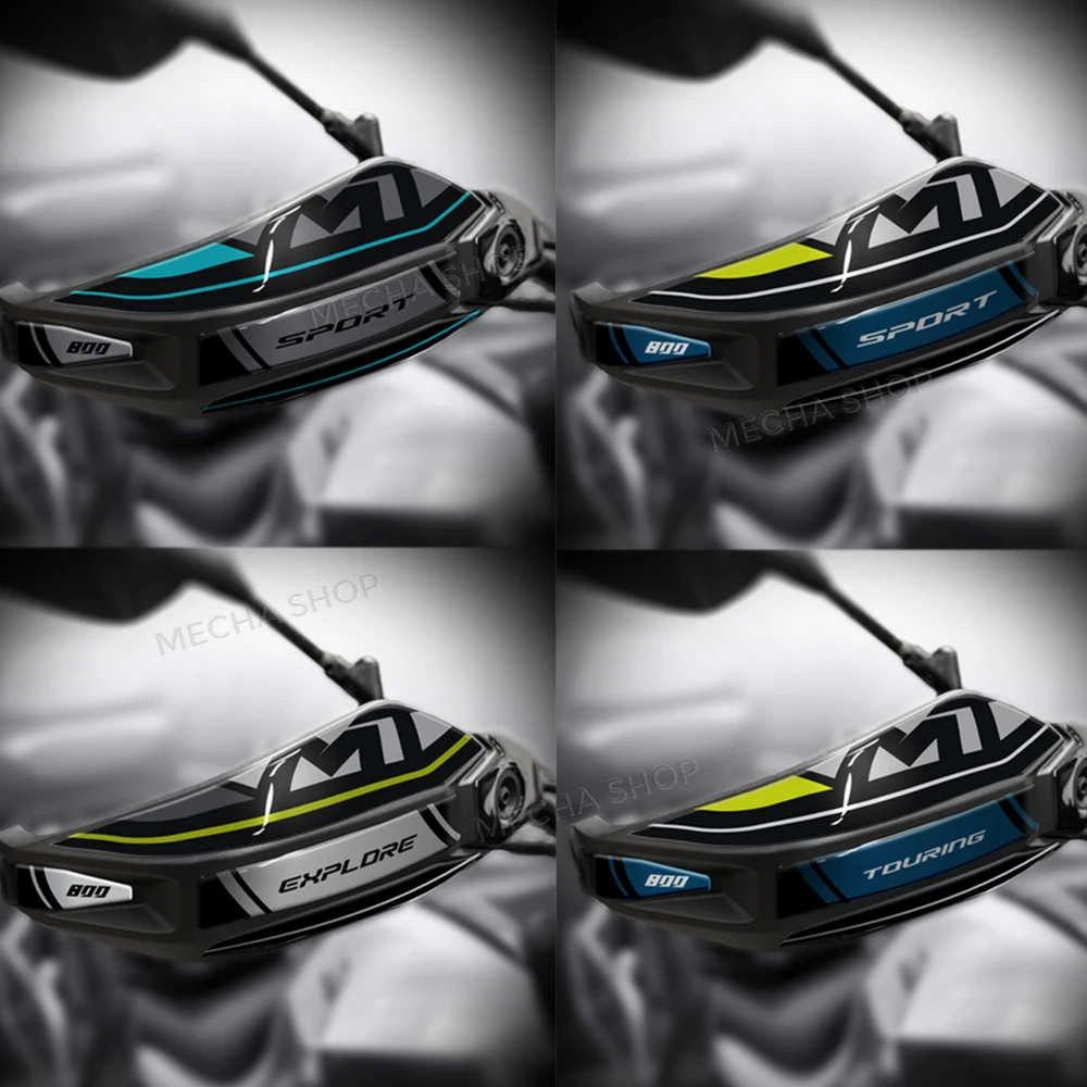 For CFMoto 800MT Explore Gem Black 2023 800 MT Touring / Sport 2022 Tank Stickers
