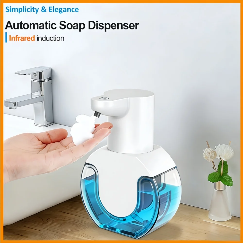 

Bathroom Automatic Sensing Soap Dispenser Type C Multiple Levels Contactless Electric Frother Charging Wall Mounted Vertical