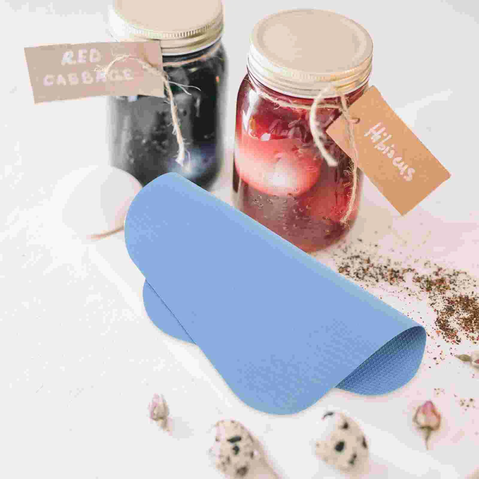 4 Pcs Rubber Bottle Opening Mat Flexible Cup Coaster Mats Accessories Tight Container Opener Jar Gripper Pads Practical Water