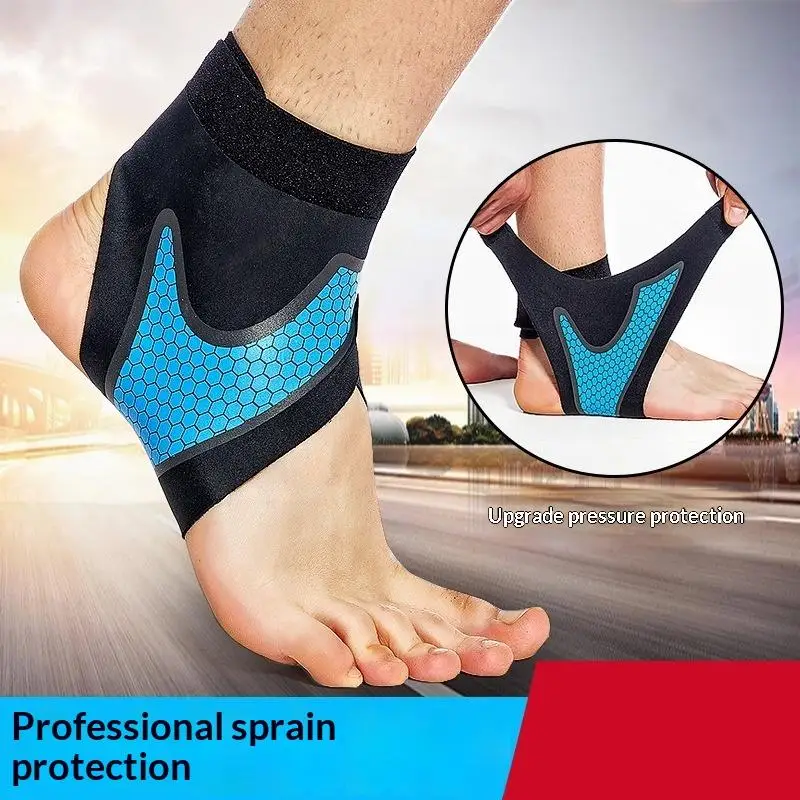 1Pc Ultra-thin Ankle Brace Strap Compression Stabilizes Tendons Motion Ankle Fixation Brace Prevents Ankle Sprains