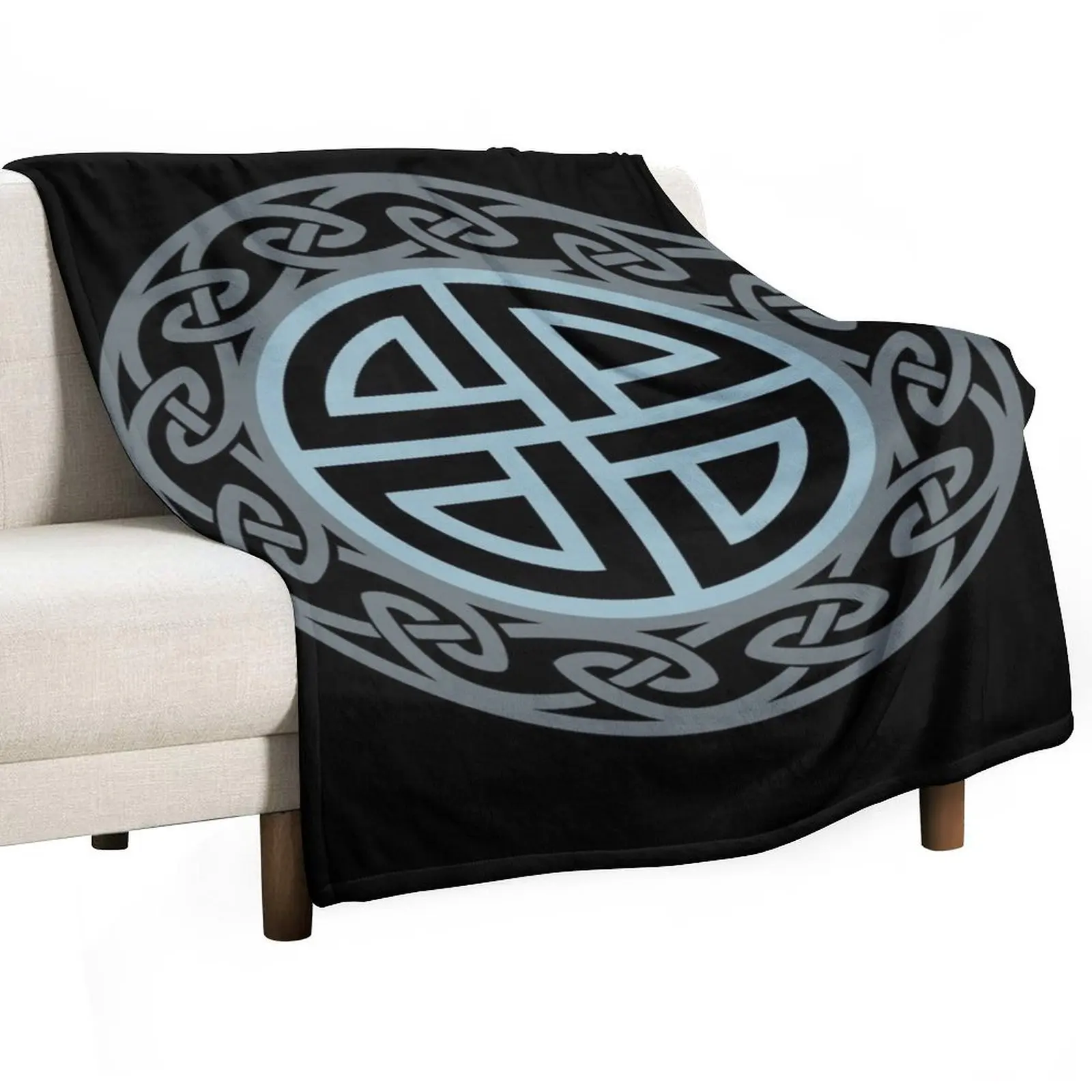

Celtic Shield Knot, Protection, Four corners knot, Norse, Viking, Throw Blanket Camping Soft Tourist Blankets