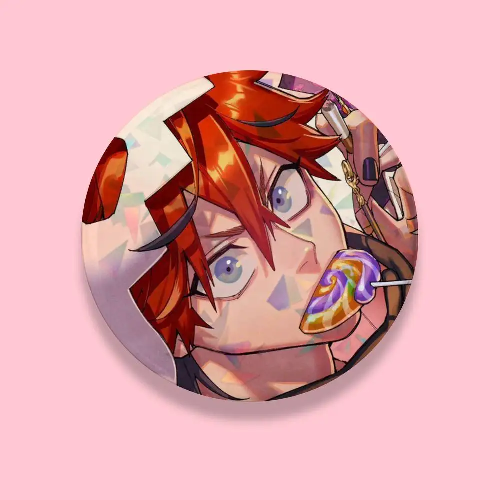 Pin P-Phantom Busters 58mm, Bros Kartun Lucu Buatan Tangan untuk Aksesoris Ransel, Perhiasan, Hadiah