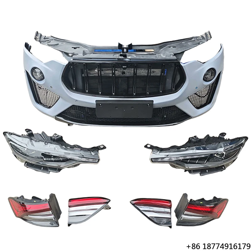 

Suitable for Levante Front Mouth, Front and Rear Bumpers, Headlights, Grille Assembly