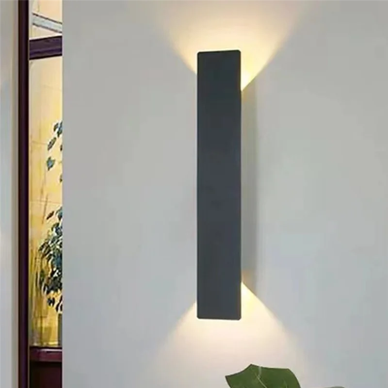 A74E-LED lámparas de pared para interiores y exteriores luces de pared arriba y abajo sala de estar dormitorio pared Scorce accesorios de iluminación de pared impermeables