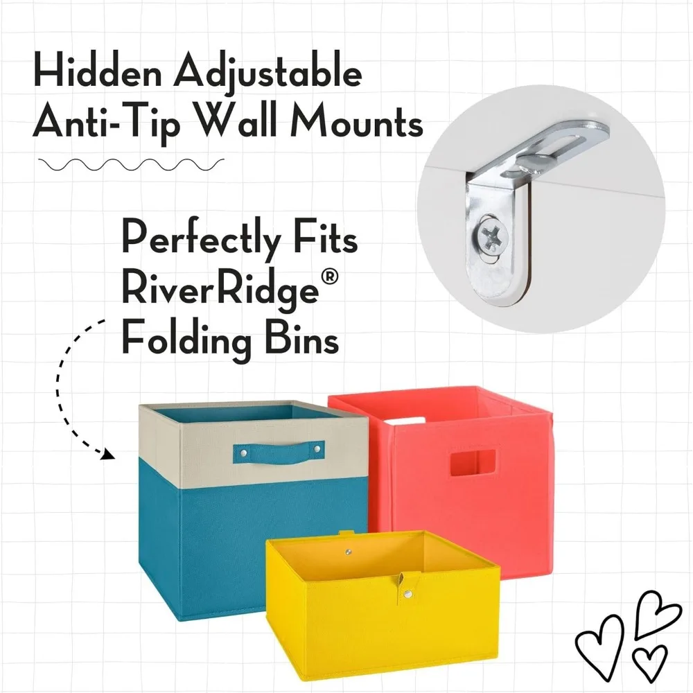 Kids Reading Nook with Toy Storage Bench, Comfy Cushioned Seat and Organizer for Playroom