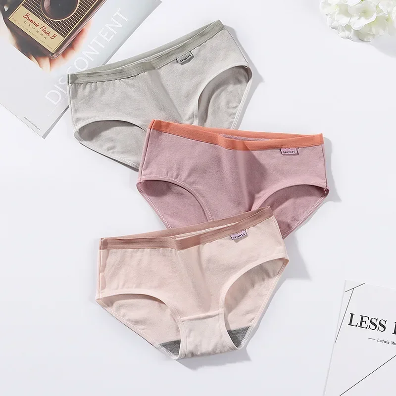 1PCS Fashion Seamless Women Panties Underpanties Sports Soft Female Underwear Large Size Sexy Pure Cotton Women\'s Intimates