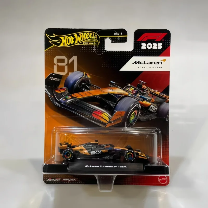 Hot Wheels Formel 1 HRV11-9C6J F1 Racing Series Limited AMG McLaren Druckguss-Legierung Modellautos Sammlung Spielzeug Geschenke Überraschung